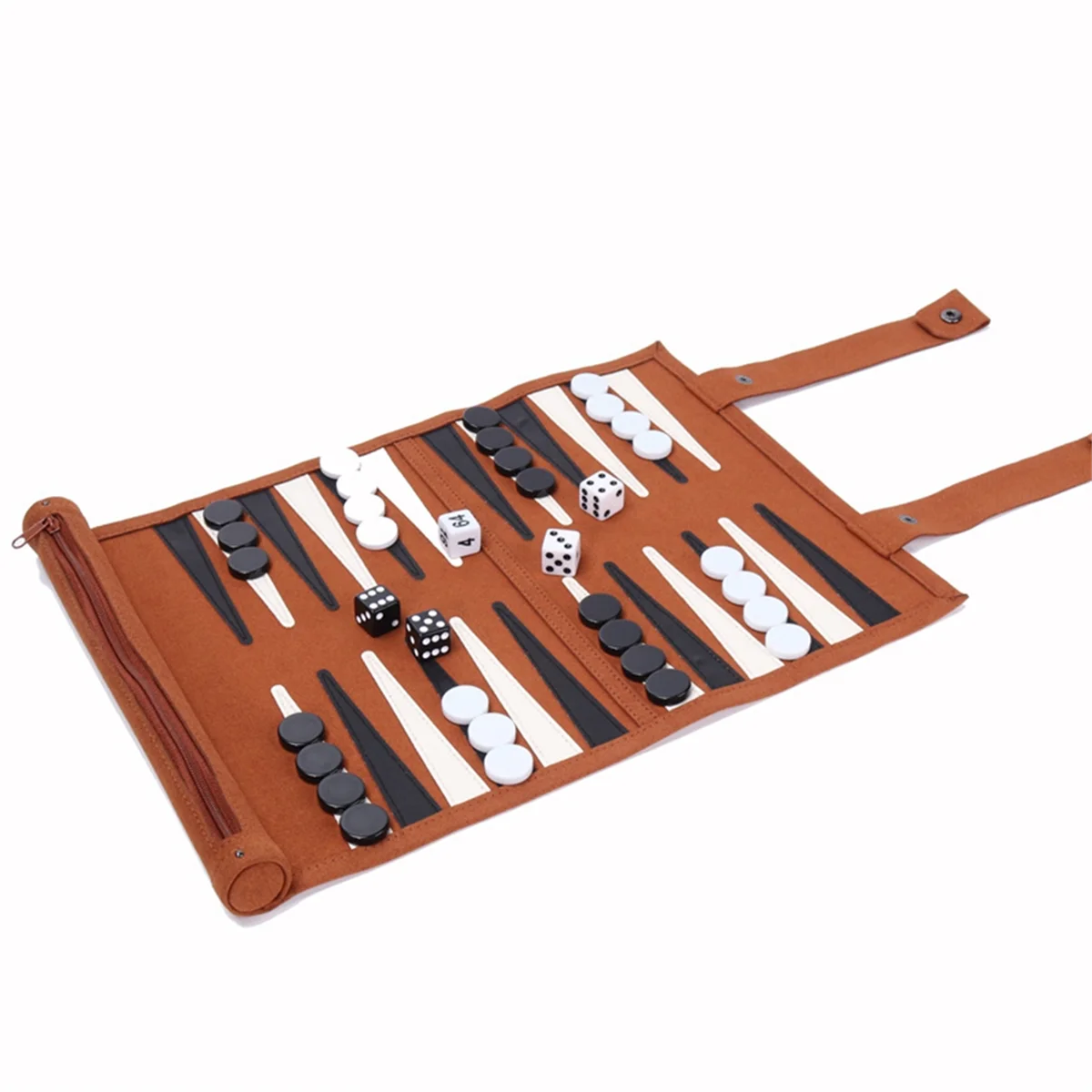 GET! Backgammon Board Game Portable Backgammon Sets for Adults Travel Games Adult Roll Design Children'S Puzzle Game Board