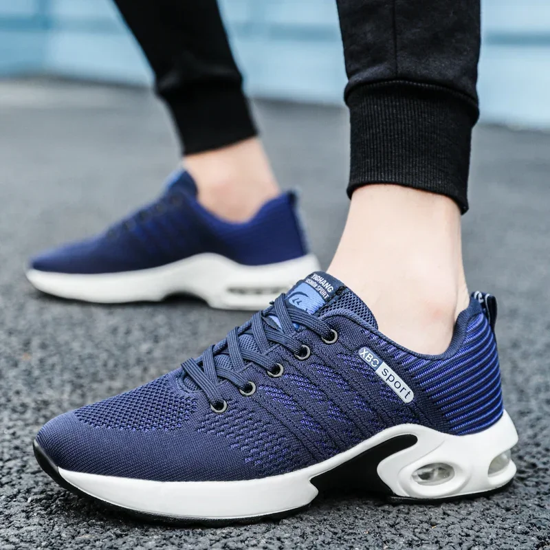 

Men Sneakers Air Cushion Outdoor Walking Shoes Mesh Breathable Sport Running Shoes Low Top Soft Casual Sneakers Tenis Masculino
