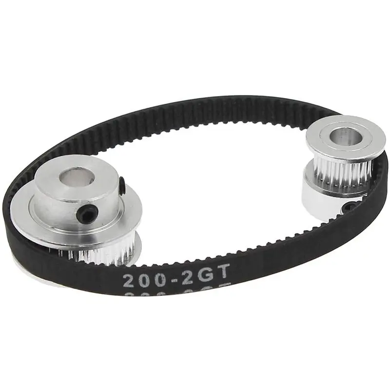 AC23-10 Sets GT2 Timing Belt Idler Pulley Aluminum Synchronous Wheel Kit For 3D Printer CNC Mechanical Drive