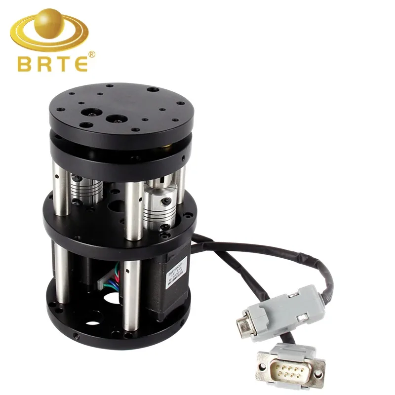 BRTE7SIA0205 high stability electric manual stages 2axis Motorized Tilt Platform for optics