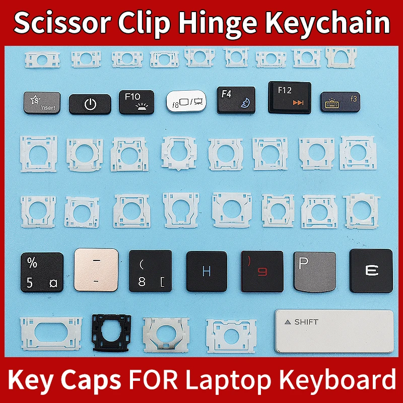 

Replace and Repair the Rubber Cap Individually, Repair the Missing Key, and Repair the Laptop Keyboard key cap Plastic Bracket