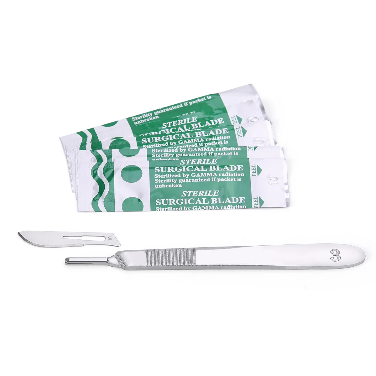 JOY DENTAL Surgical Scalpel Sterilized Blades Carbon Steel Material Size 10#/11#/15# Optional