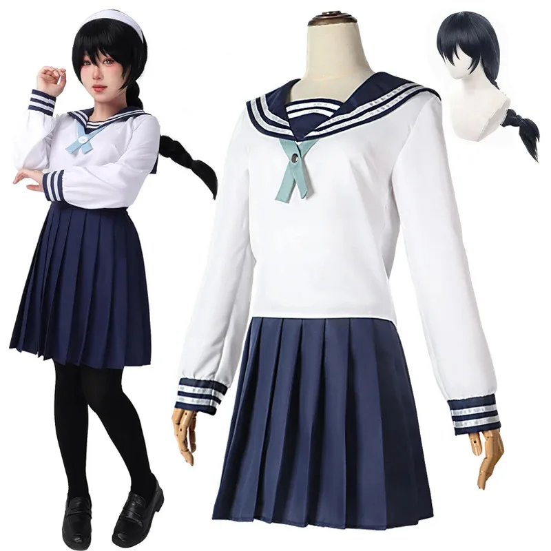 

Anime Amanai Riko Cosplay Sailor JK Suit Dress Outfit Uniform Sets Halloween Women Girls Costume