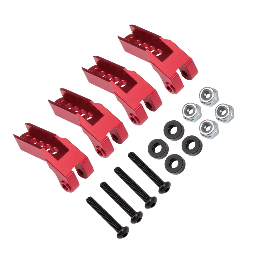 RC's new modified series TRX4 aluminum alloy front and rear shock absorber brackets, porous adjustable shock absorber seats, 4-p