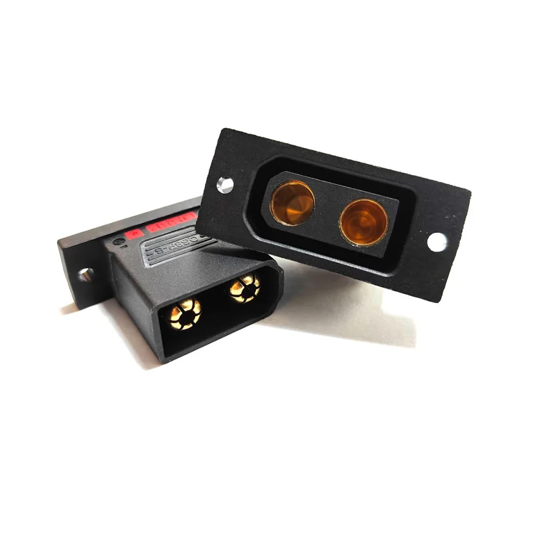 

1Pair Lipo Battery Modified Connector QS8P-S 130A Large Current Male Female Plug with Fixed Hole Anti-sparking Power Adapter