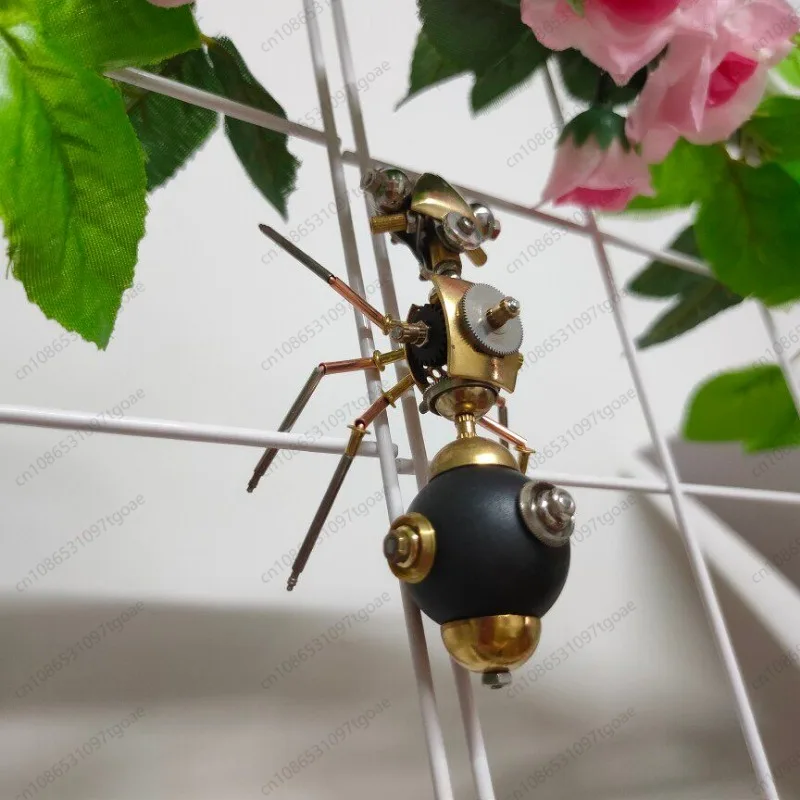 Steampunk Metal Mechanical Ant Model Handmade Ornament Gift