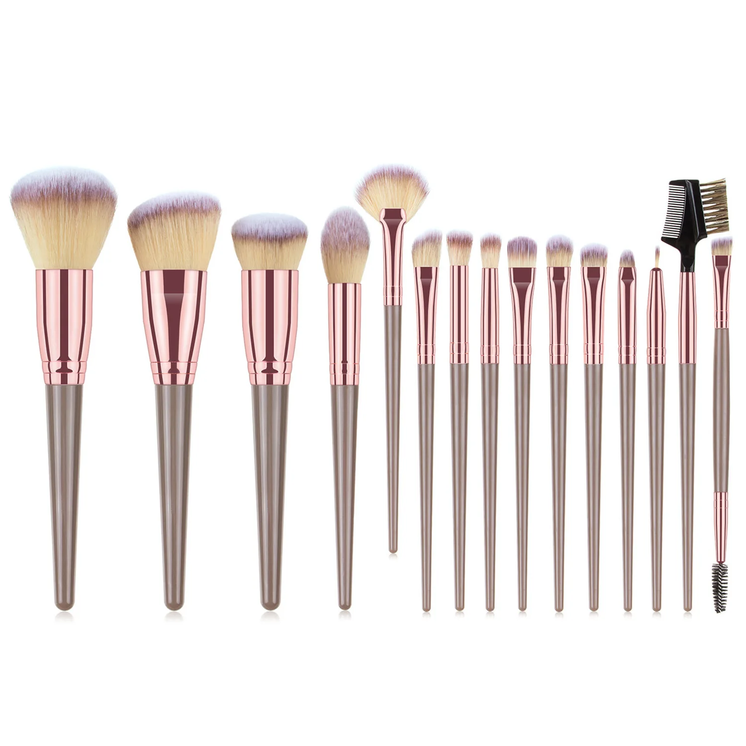 Tragbares Make-up-Pinsel-Set, 15-teilig, Gesichts-Make-up, Beauty-Tools, Make-up-Pinsel-Set