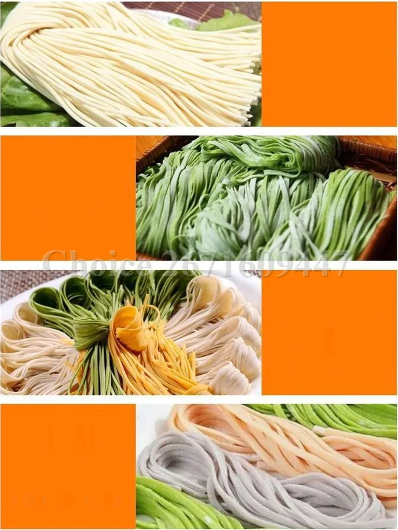 Multifunction Automatic Electric Fresh Noodles Making Machine Dough Presser Roller Pasta Maker