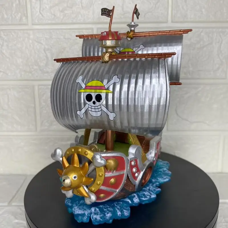 Mil ensolarado 20th uma peça aniversário anime navio figura modelo estátua meninos coleção desktop boneca decoração ornamento brinquedos