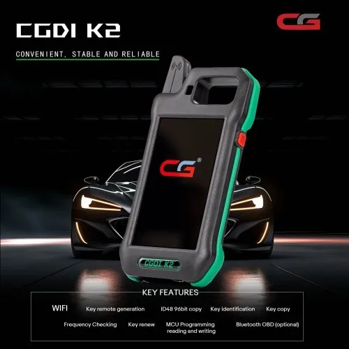 CG CGDI K2 Remote Programmer Wifi Professional Multi-functional Smart Key Tool with CP8X Remote Generator Auto Key Programmer Tl