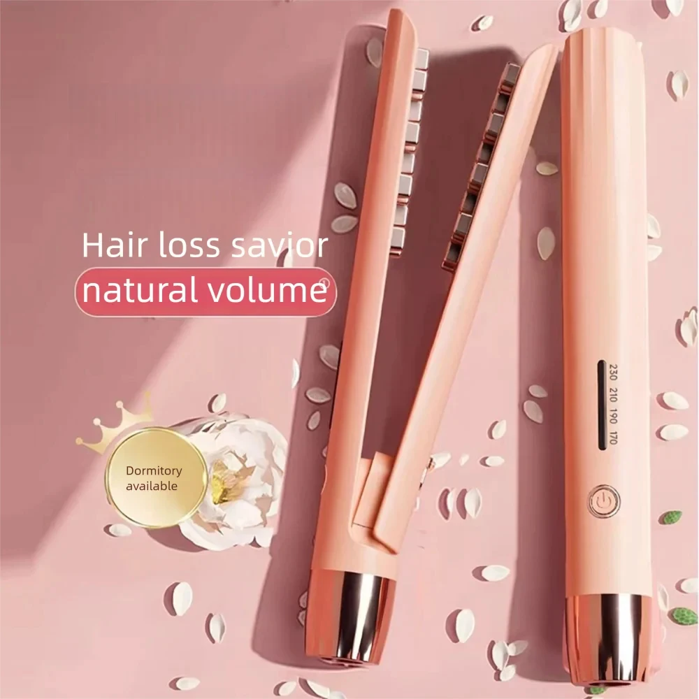 

Electric Corn Perm Styling Tool Corrugated Hair Crimper Mini Clip Curling Iron Flat Plate Fluffy Hair Texture Tool