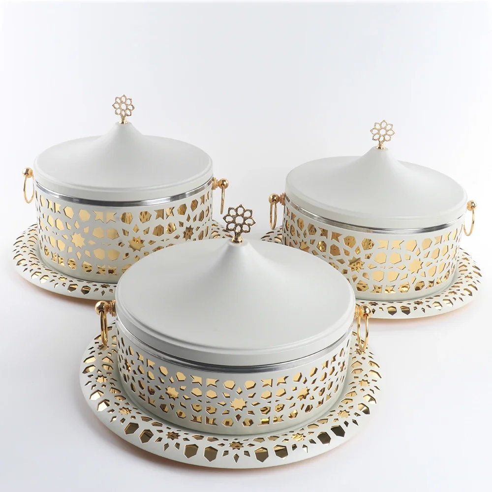 New Design Luxury Hot Pot Arabic Food Warmer Casserole 3.5