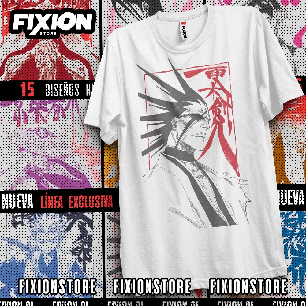 Manga T-shirt Bleach Colección Capitanes – Escuadron #11 Anime Tee