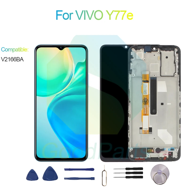 

For VIVO Y77e Screen Display Replacement 2408*1080 V2166BA For VIVO Y77e LCD Touch Digitizer