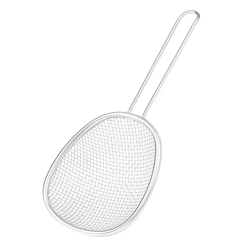 

Kitchen Oil Filter Skimmer Stainless Steels Mesh Noodles Strainer Fine Mesh Strainer Oil Colander for Frying Cooking