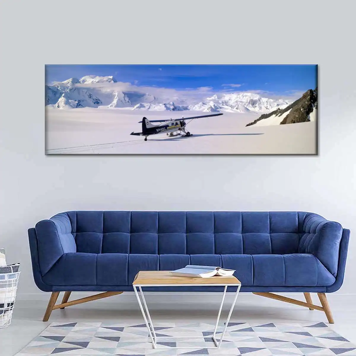 Scout Bush Airplane Canvas Print Painting Poster Home Decor Wall Art Decoration Picture For Living Room Sofa Frameless