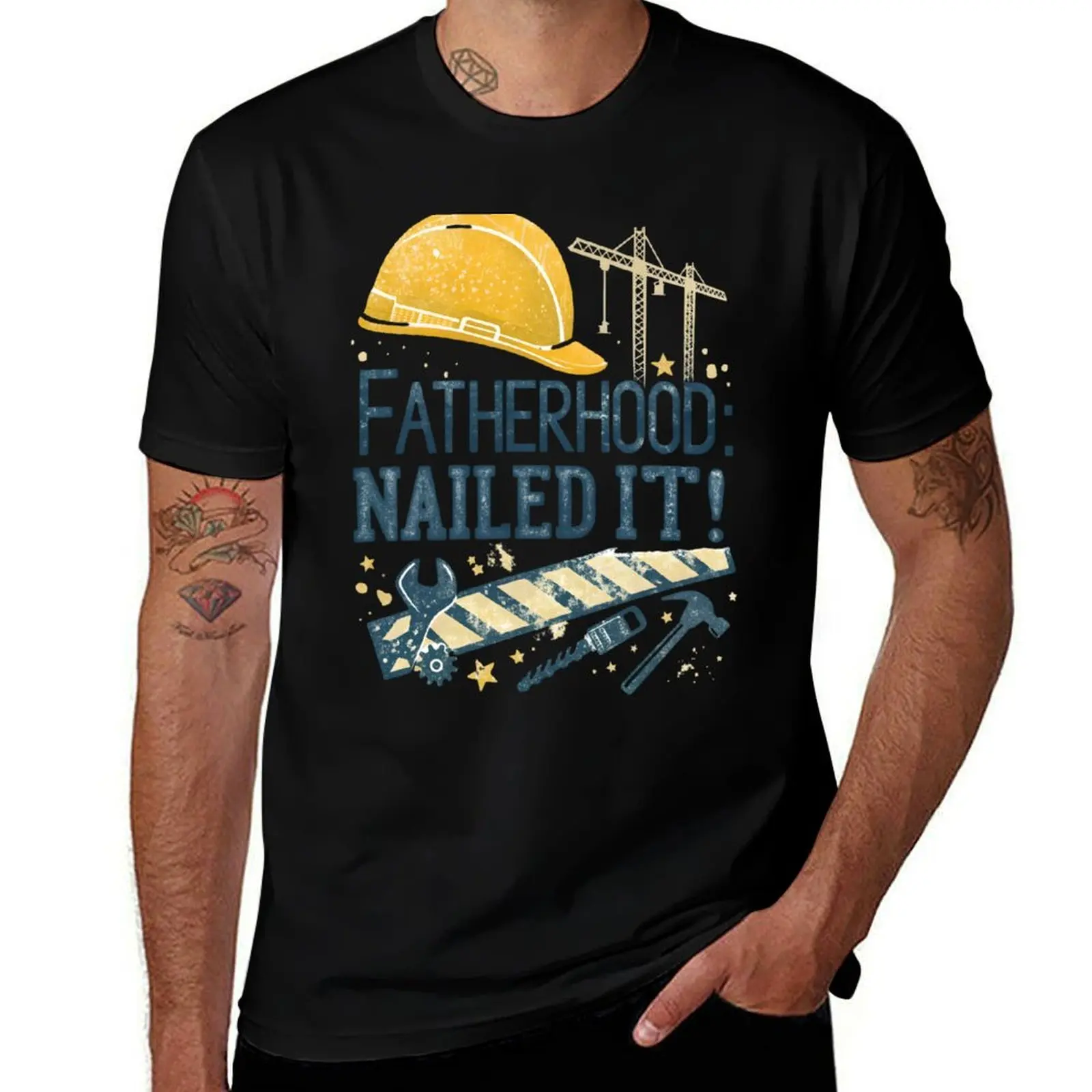 

fatherhood nailed it T-Shirt valentines boutique clothes street wear shirts graphic tees t shirts for men graphic