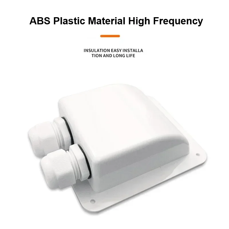 Wire Entry Gland Box Solar Panel Roof Wire Entry Gland Box Cable Motorhome Single/Double Hole RV Yacht Car Accessories