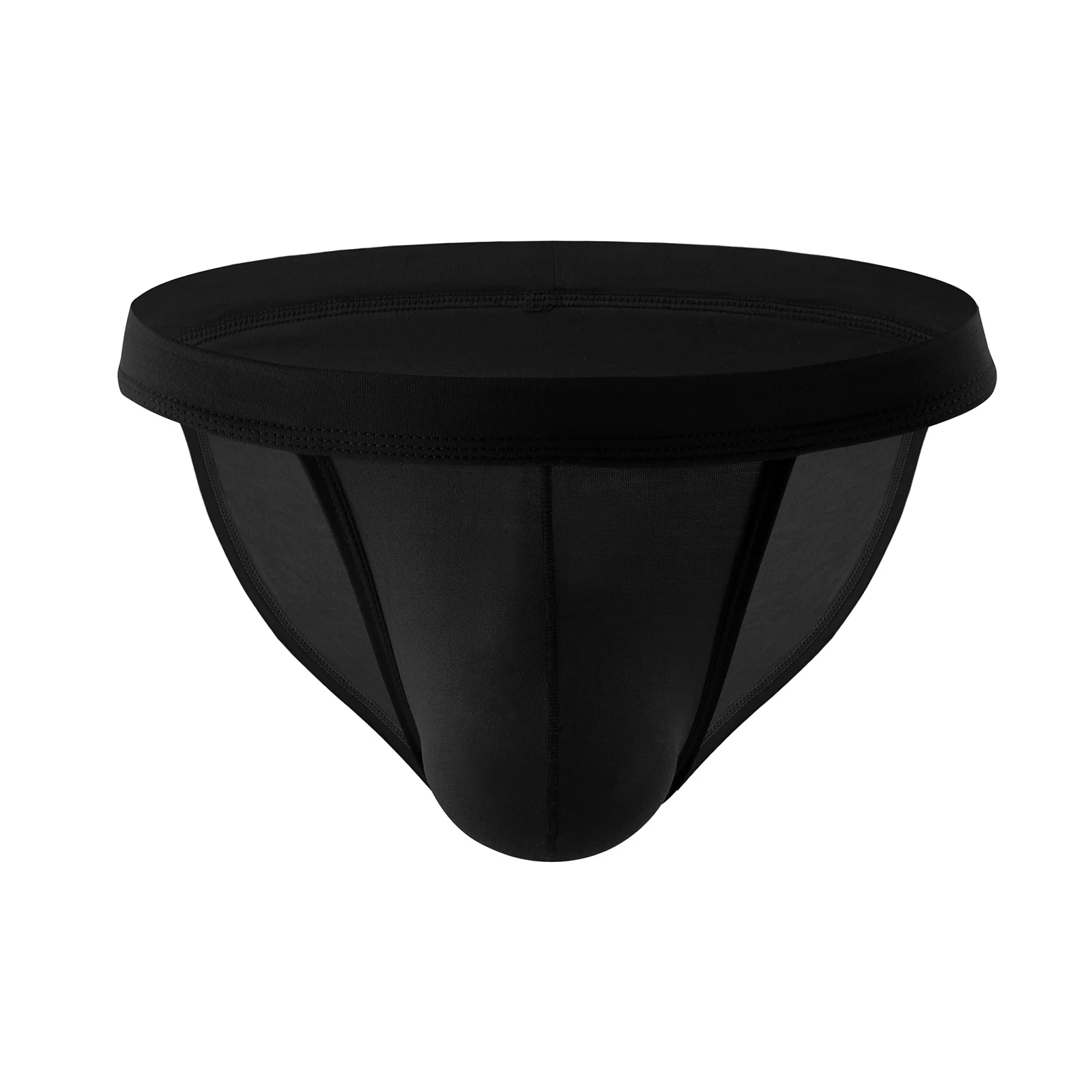 Men Modal High Cut Briefs Breathable U Pouch Sports Underpants Sports Training Gym Low-rise Sexy Underwear