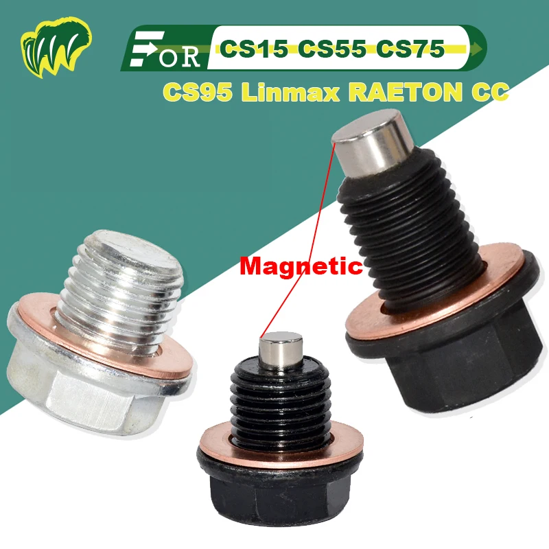 

2 piece For Changan Benben EV CS15 CS55 CS75 CS95 Linmax RAETON CC Oil Drain Plug Magnetic Sump Drain Nut Oil Drain Bolt