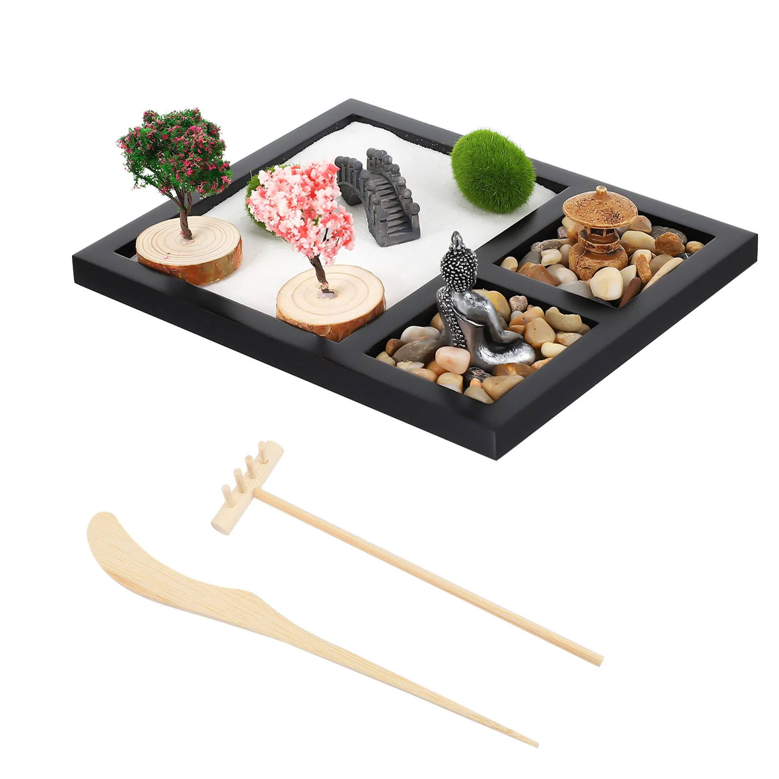 

Набор миниатюрных украшений для микроландшафта: статуэтка Будды, декоративные изделия из смолы, песочная подвеска, настольное украшение, ручная работа, декор для рабочего стола, домашний декор