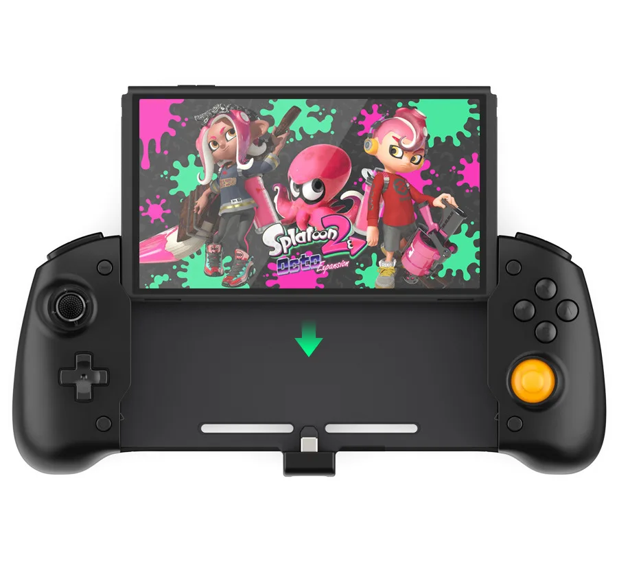 Imagem -03 - Dobe Switch Controlador Tns 1125 para Nintendo Switch Oled Gamepad Console com Fio Punho Handheld Aperto Duplo Motor Vibração