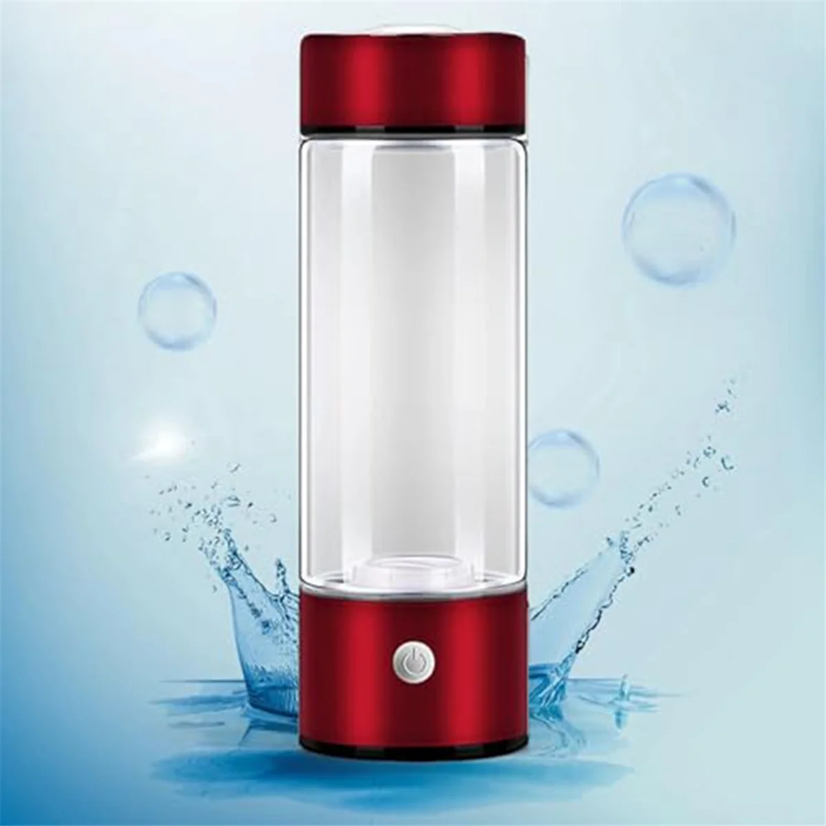 2Pcs Hydrogen Water Bottle Rechargeable Hydrogen Water Generator with Gift Box, Hydrogen Water Ionizer Machine-C