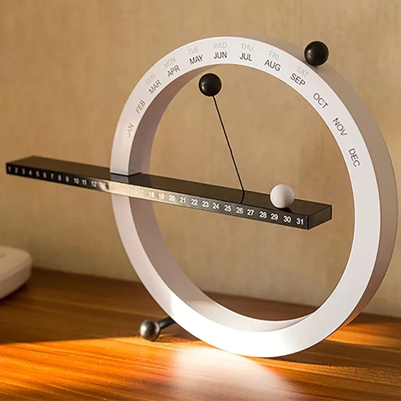 Magnetic Ball Perpetual Calendar Creative Ornaments Desktop Minimalist Home Personalized Decoration view 3