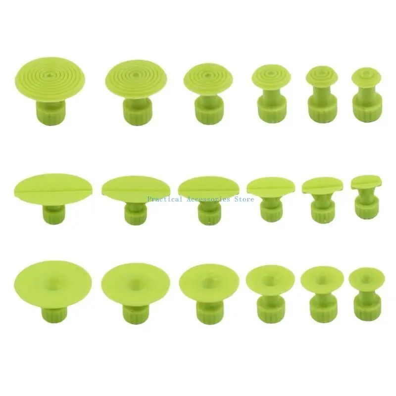 

U75E Efficient Nylon Green Dent Repair Removal Tabs Suitable For Easy Cost Effective Car Body Maintenance Without Paint 18pcs