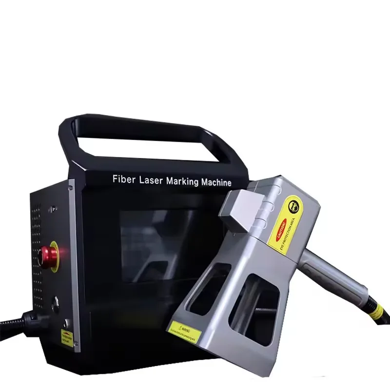 lithium battery touchscreens Handheld Protective cover 20W 30W 50W Fiber laser marking machine metal plastic engraver