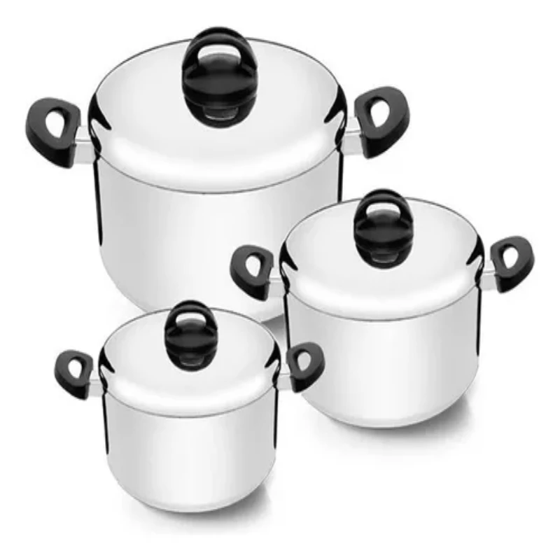 Eternal  Cookware  3 Pieces Polished Reinforced Baking Cookware and Fryers