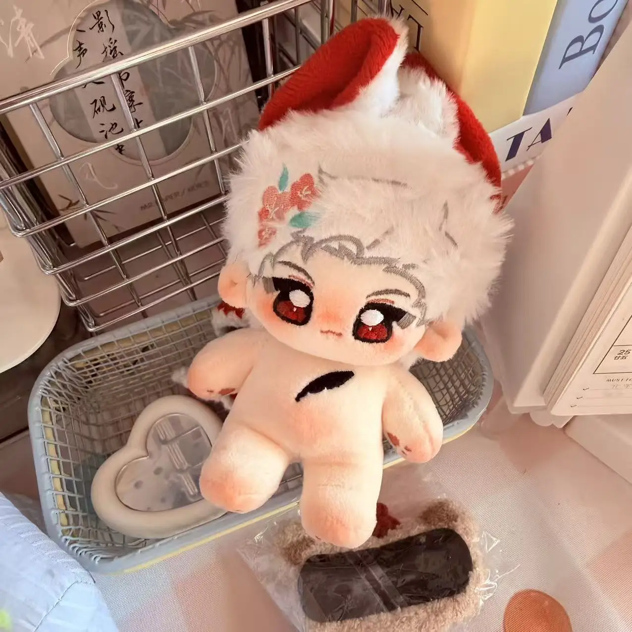 10Cm Anime Game Liefde En Deepspace Caleb Kawaii Cosplay Zachte Katoenen Pop Met Skelet Cartoon Diy Mini Speelgoed Figuren fans Geschenken