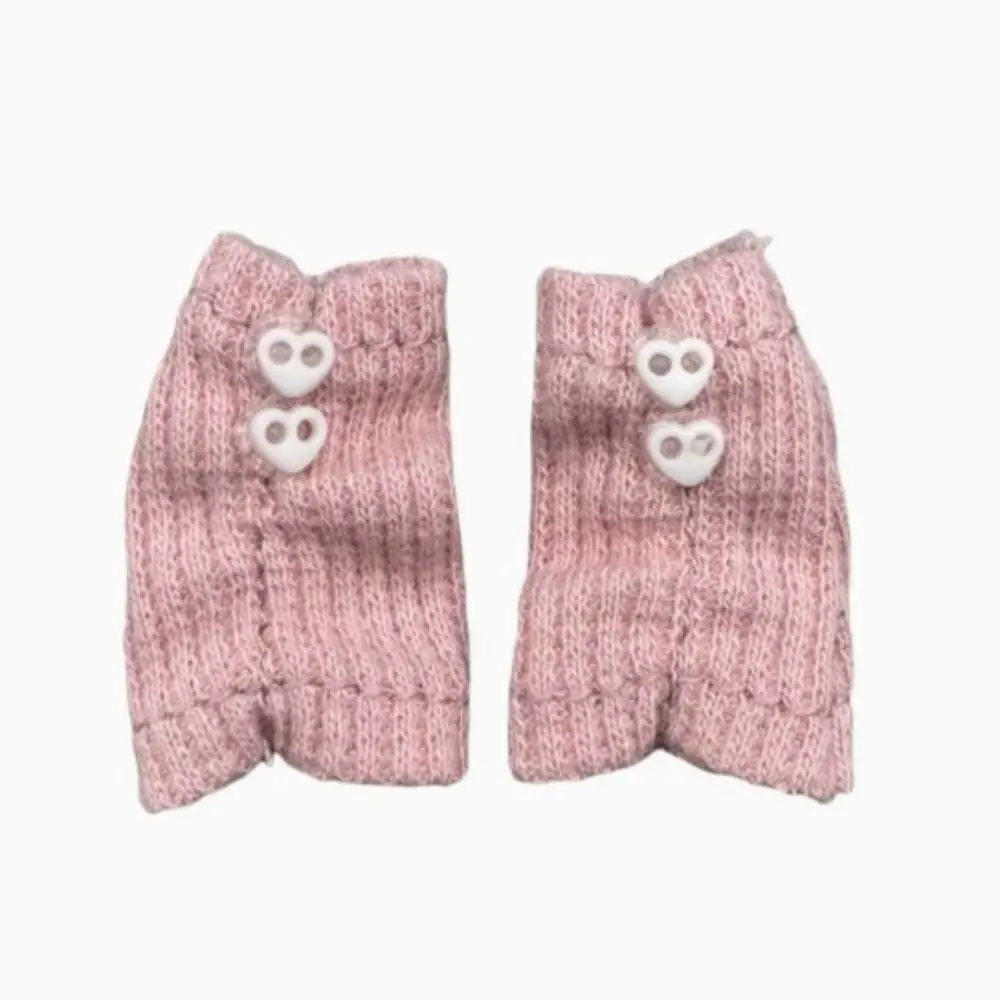 لباس غير رسمي ملابس الأميرة الجوارب البسيطة محبوك كومة يصل جورب أنابيب 5 ألوان الملابس التراص الجوارب لدمى 1/11 OB11 #5