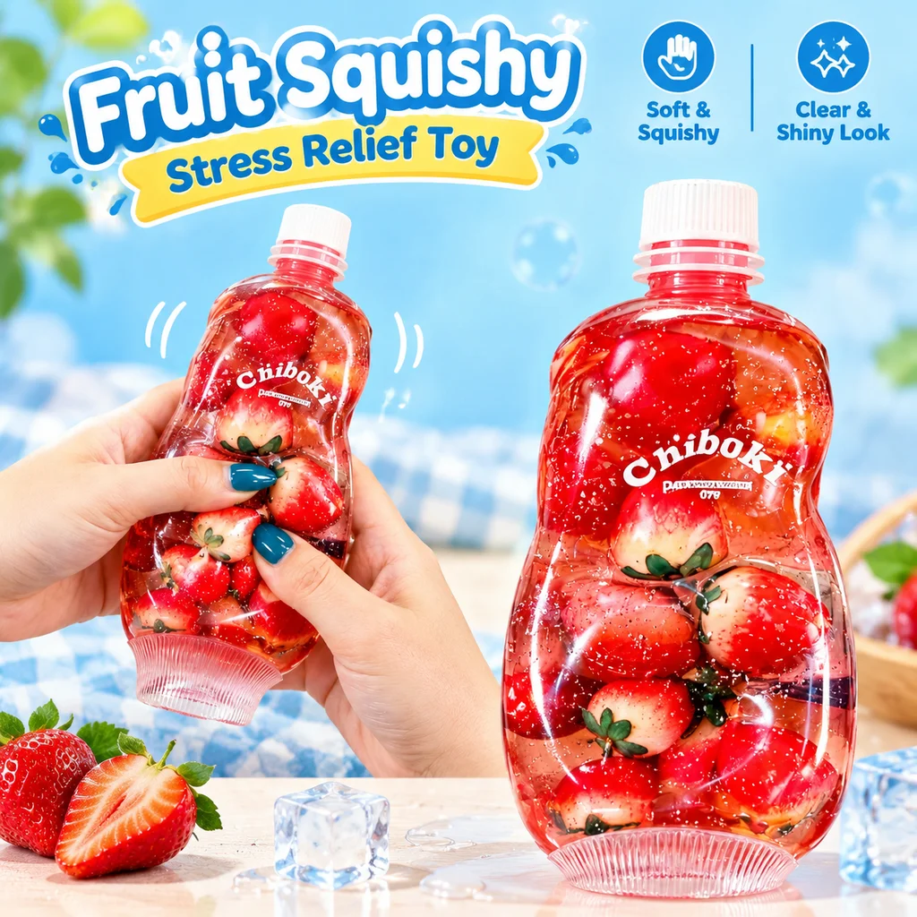 Squishy Jam Filled Toothpaste Tube Toy Vaseline Feel ASMR Fidget Stress Ball Anti Anxiety Sensory Toy for Kids Adults Non-Bounce