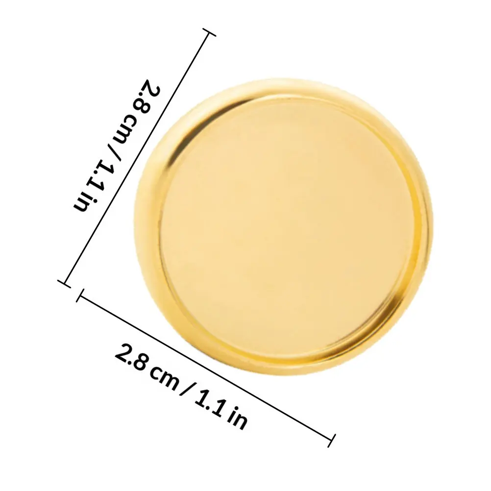 20Pcs Electroplated Book Binding Discs Round Binder Discs for DIY Planners Index Cards Curriculum Papers Organized Document