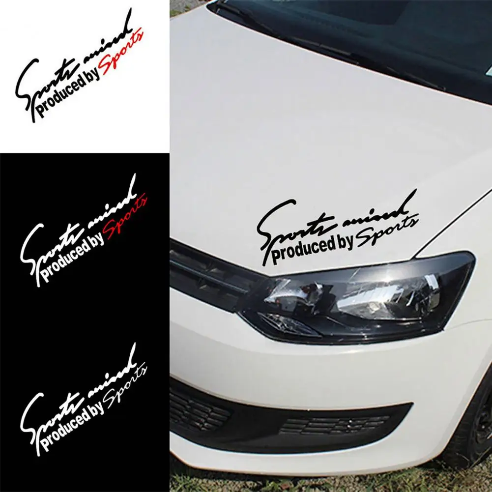 Self-adhesive  Cool Sports Mind Produced by Sport Sticker PET Exterior Car Sticker Creative