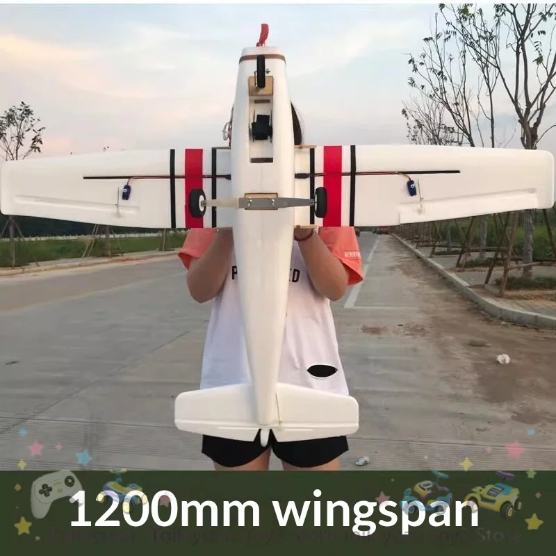 New Cessna 182Plus Rc Airplane Fixed Wing Trainer Glider Empty Airframe Practice Plane For Outdoor Flight Hobby Enthusiasts