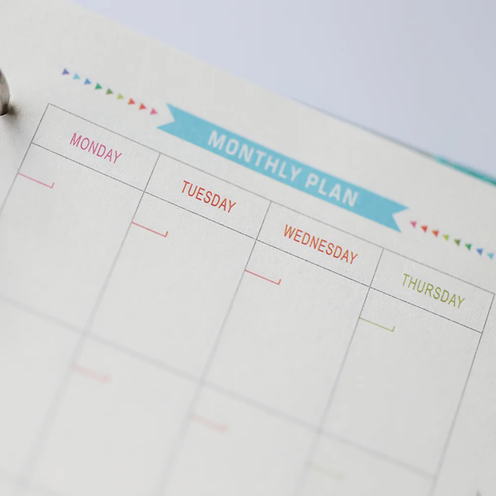 Refil de Papel com 6 Furos, Linhas Suaves para Caderno, Diário, Refil de Papel para Escritório, Papel em Grade para Refil