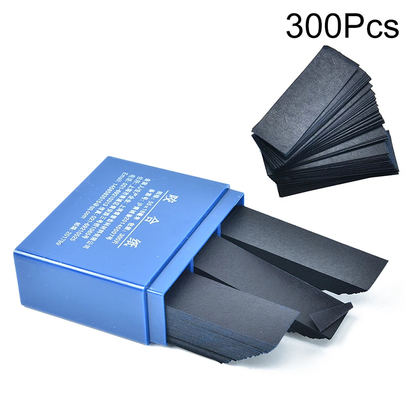 

300Sheets/Box Dental Articulating Paper Double-sided Bite Strips Tooth Whitening Articulation Paper Dentistry Materials