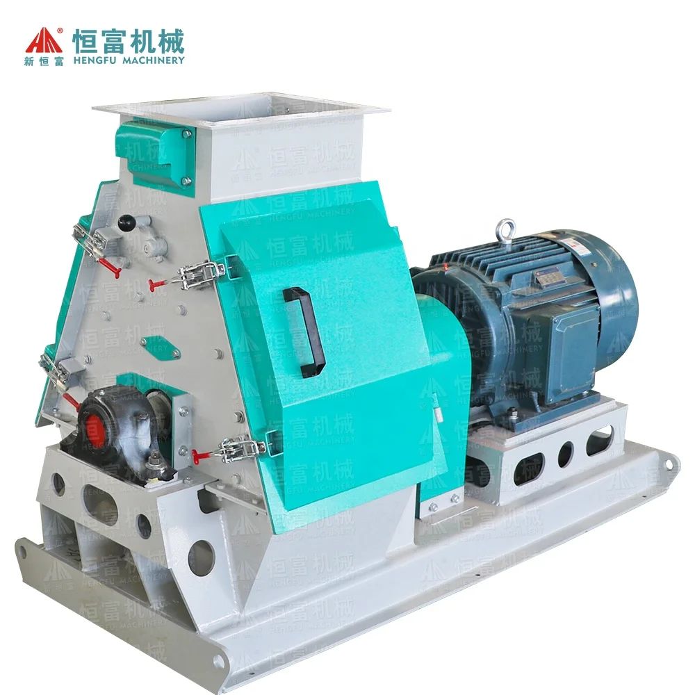 HENGFU Factory grain rice maize wheat processing machines feed crushing machine hammer mill