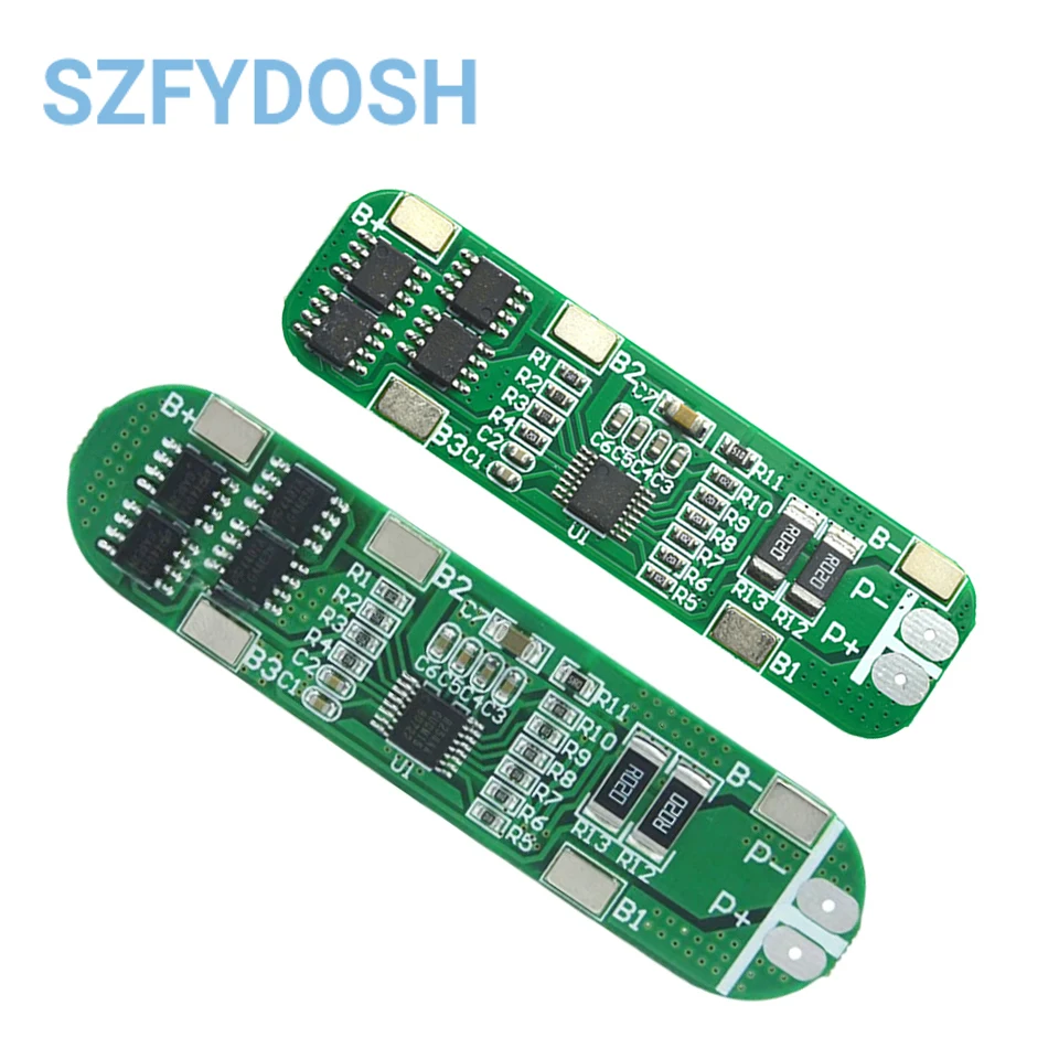 4 Series Ternary 14.8V 18650 Lithium Polymer Battery Protection Board 16.8V Anti-overcharge Overdischarge 12A Current Limit