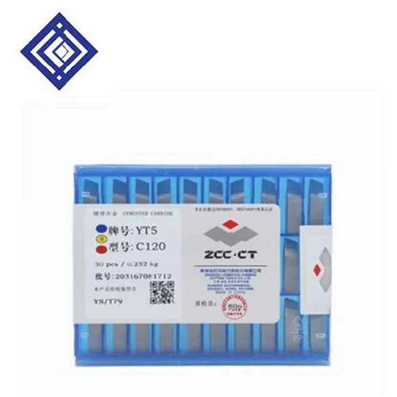Insertos de soldadura de carburo C120 YG6X/YG6A/YG3X/YS8 inserto soldado (30 unids/lote)