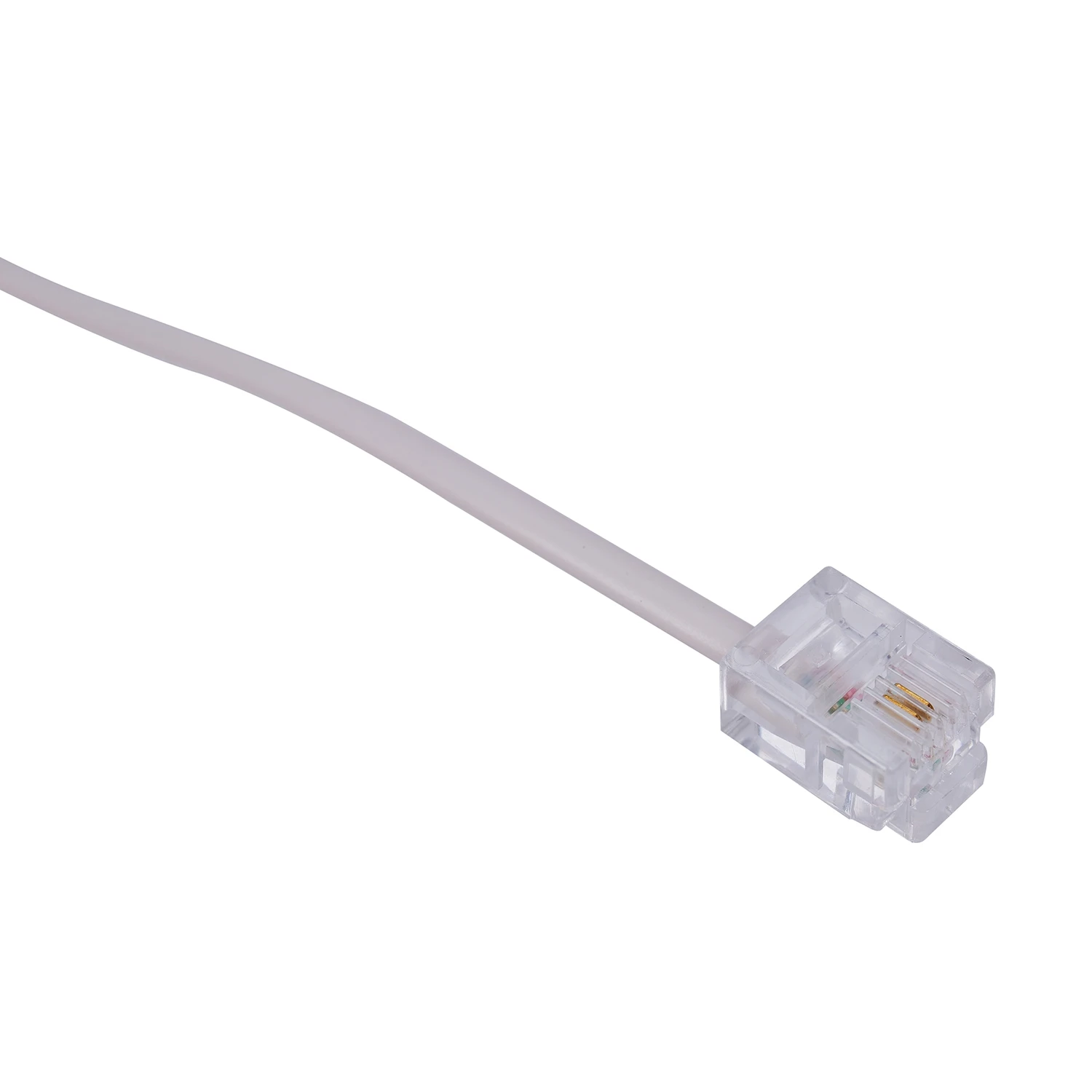 Cable de línea telefónica 6P2C RJ11 macho a macho, 5M