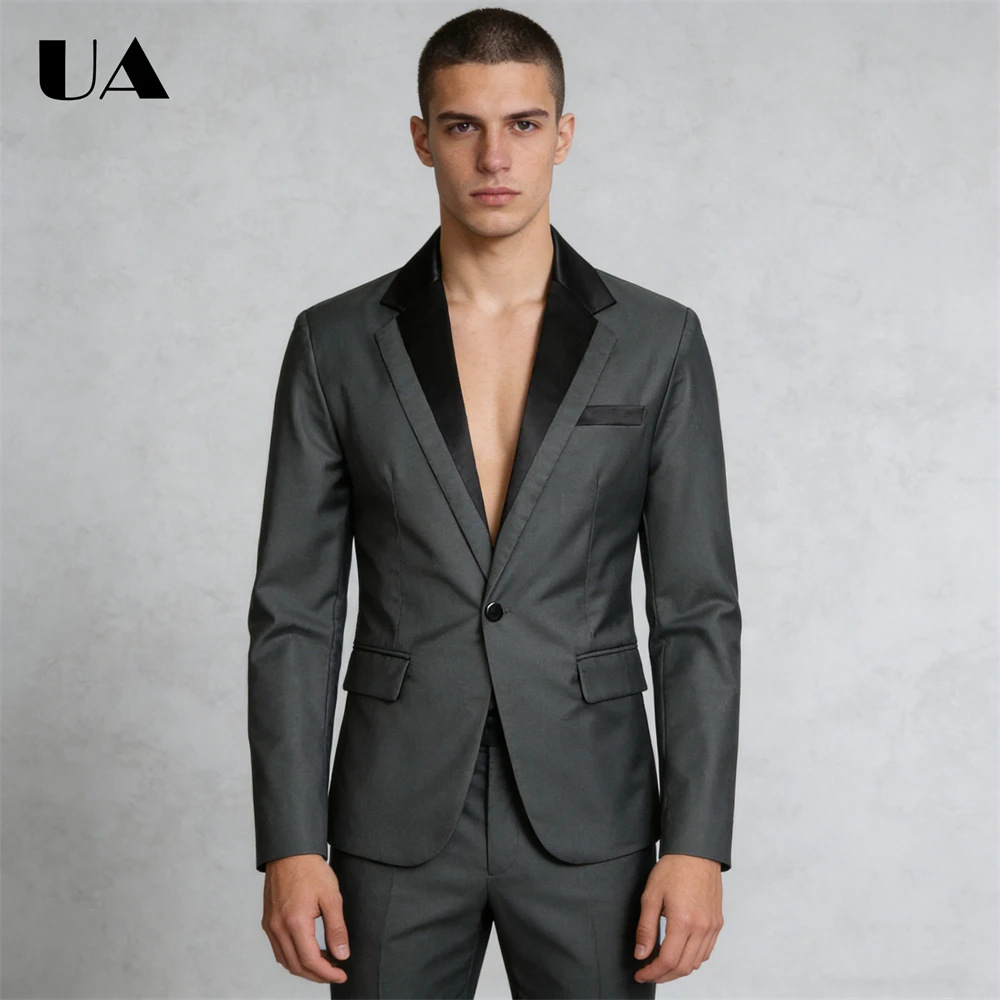 

Men's Casual Smart 2-Piece Suit Set, Commuter Business Suit Attire for Evening Dinner Prom Party Tuxedo XXS-7XL Tailored Size