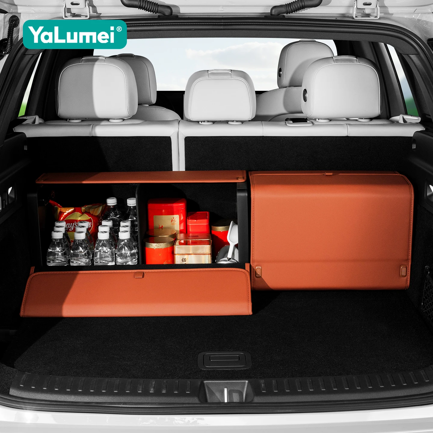 For Volkswagen VW GOLF 4 5 6 7 8 MK4 MK7 POLO 6R 6C 9N Tiguan Passat Scirocco TROC Sharan Foldable Car Trunk Organizer Box Bag