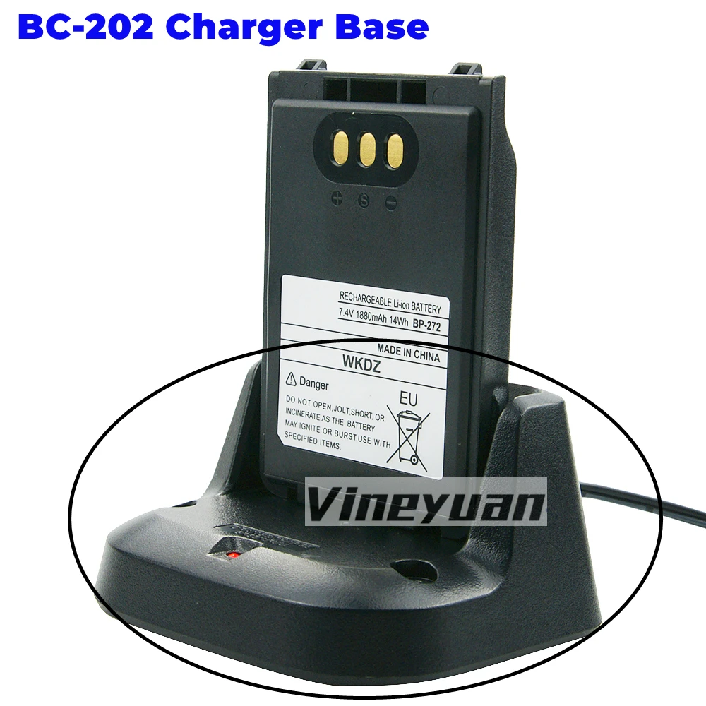 BP-272 Battery 1880mAh Replacement Li-ion Battery for ICOM ID-31A ID-31E ID-51A ID-51E  Two Way Radio Battery with Belt Clip