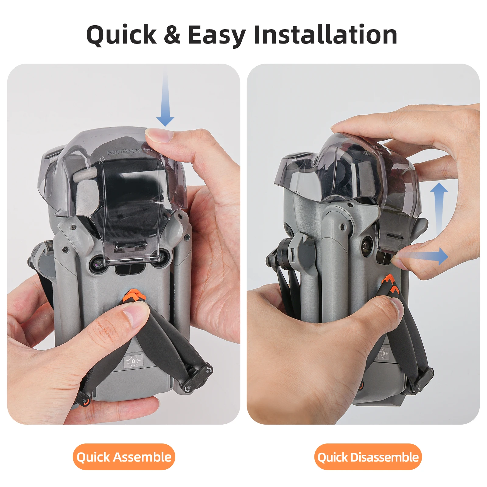 For DJI Mini 5 Pro Gimbal Integrated Quick Release Frog Protective Lens Cover Protector Cap Accessories