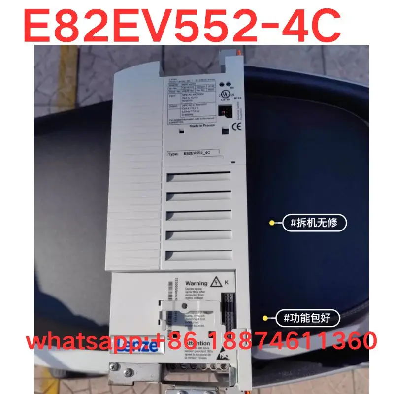 Second-hand test OK 8200 frequency converter E82EV552-4C 5.5kw, 380v  Negotiate with me