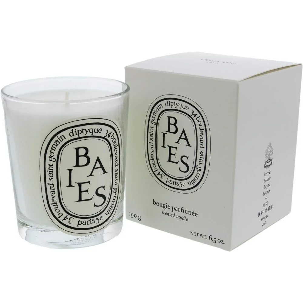 Scented Candle-6.5 Oz. Combines The Aroma of Blackcurrant Leaves and Bulgarian Rose Berries and Roses Duo