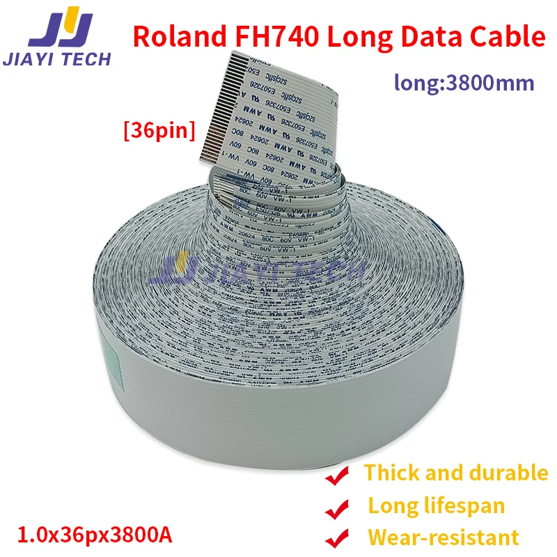 1Pcs For Roland 36Pin Long Flat Data Cable for Roland FH-740 FJ-740 FP-740 RA-640 RS-640 XF-640 FFC Flat Data Cable